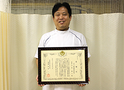 自衛隊体育学校長より感謝状